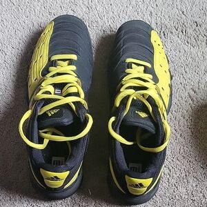 Adidas Black and Yellow Athletic Shoes for High-Performance Training
